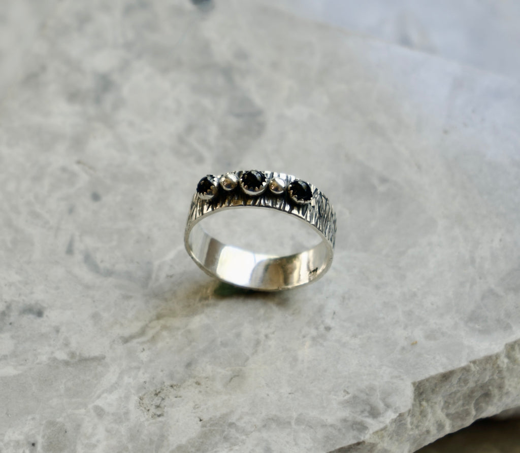 SIlver Onyx Ring