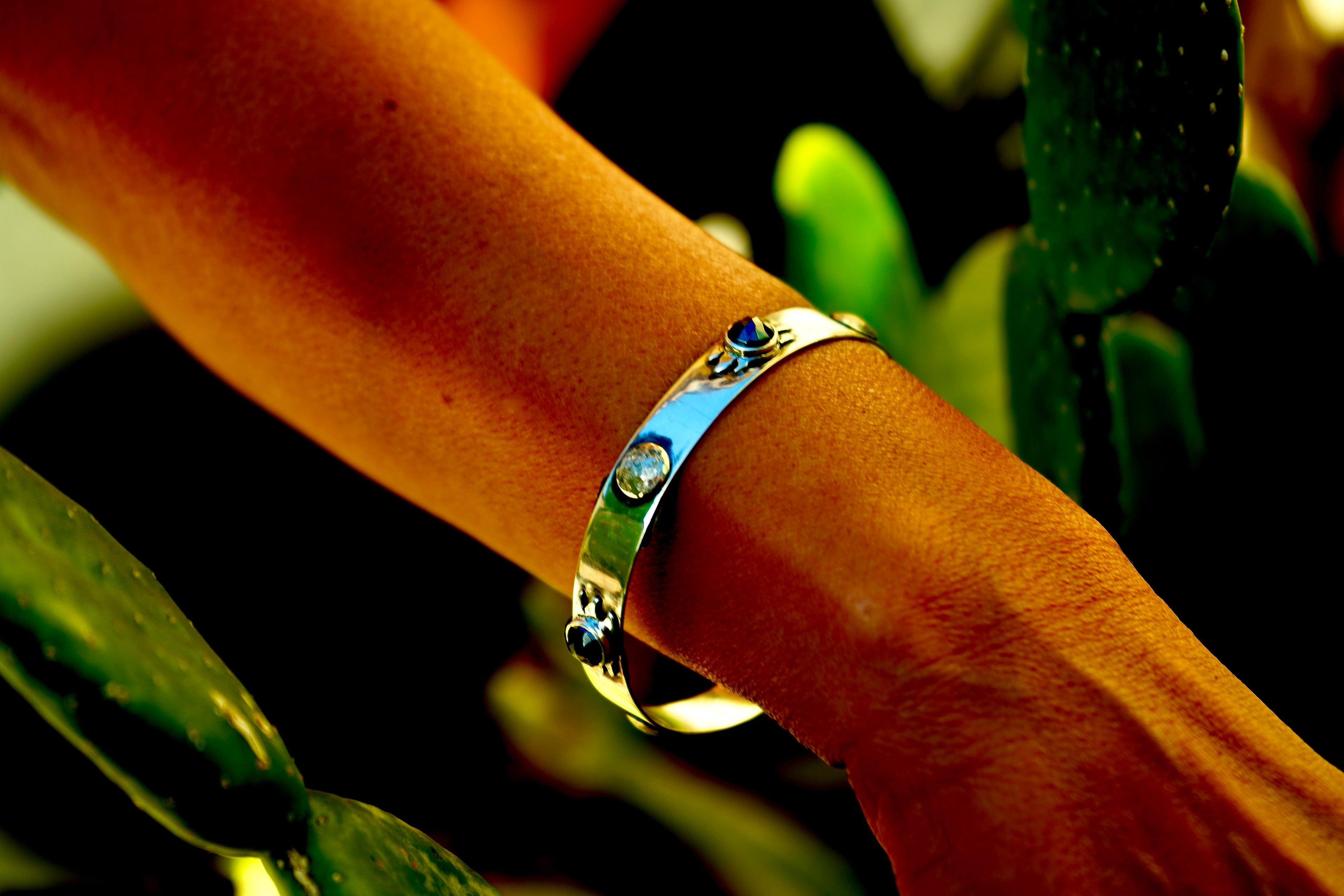 Silver Hematite Bracelet