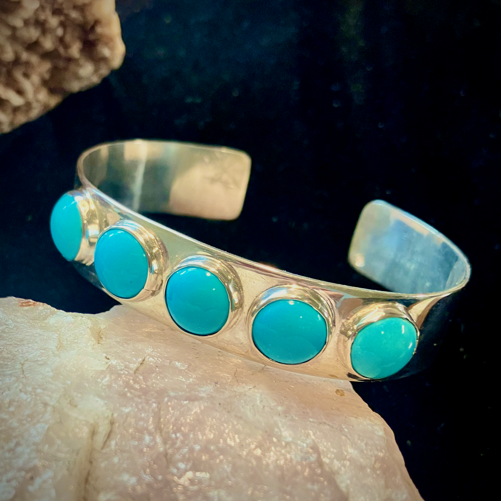 Custom Made Turquoise Cuff Bracelet